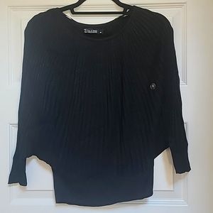 Cute black glittery sweater. NY & Co. 7th Avenue Metallic Dolman NWT!
